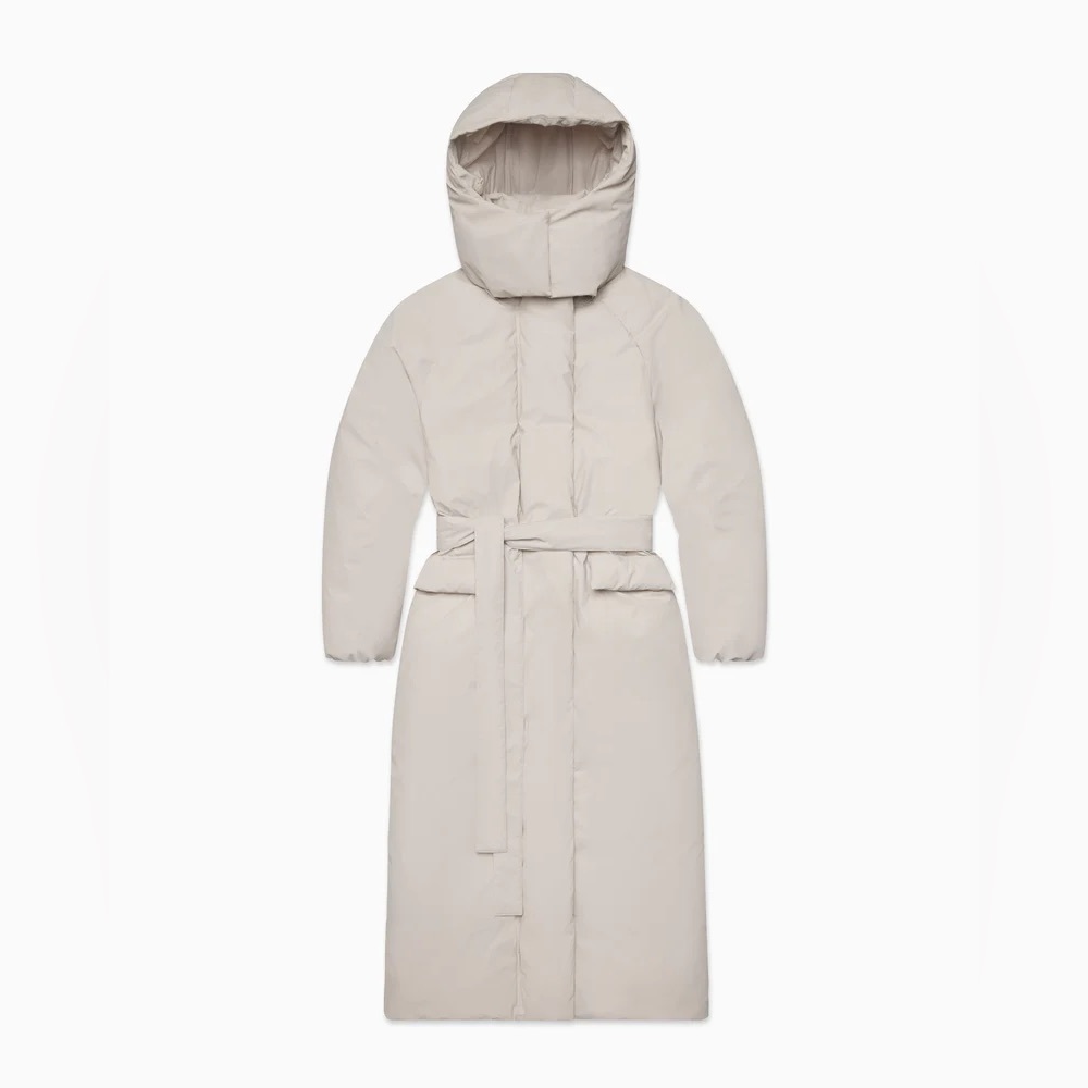 New KHY Puffer Coat - Stone